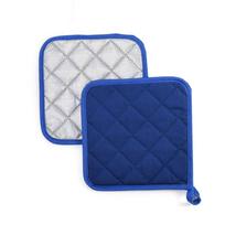 1/4pcs Cotton Machine Washable Heat-resistant Pot Rack, Heat Insulation Pad, Tripod, Kitchen for Cooking and Baking, Oven Rack 1PC mėlyna