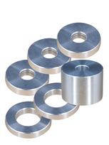 Aliuminio lydinio plokščia poveržlė tarpiklis: M10-M18, OD 28mm Inner 12.2mm x Outer 28mm x Thickness 3mm