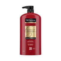 TRESemmé Keratin Smooth+ Šampūnas 1000ml | 72 val. nepaklusnių plaukų kontrolė su keratino baltymais ir argano aliejumi | Be parabenų, glotninantis šampūnas sausiems ir nepaklusniems plaukams brown