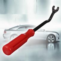 Automobilių automobilių durų plokštės nuėmimo replės, nuėmimo spaustuko traukiklis, apdailos tvirtinimo elementų montavimo įrankis juoda/raudona
