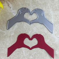 Love gesture scrapbook PAPER CRAFT card album gift ribbon present knife mold art cutter