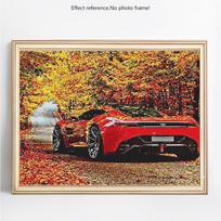 5d deimantinis paveikslas, namų dekoravimas, deimantinis siuvinėjimas vaikams, paveikslėlis 20X30 yellow