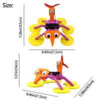 Foam Spider Robot Model Kits Toys for Kids Teens Physics Science Experiment Handmade Assembling Creative Gifts