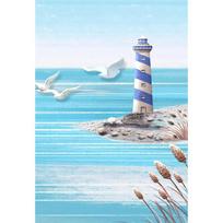 5D „pasidaryk pats“ deimantinis paveikslas „Haiou“ ir „The Lighthouse“ deimantinis siuvinėjimas kryželiu namų dekoro rankų darbo dovanos Square 20x30cm blue