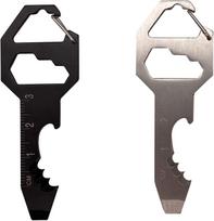 5-in-1 Stainless Steel Keychain Multitool Edc Keyring Tool Bottle Opener Screwdriver Wrench Ruler juoda