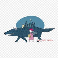 Ilustración Vectorial Caperucita Roja Sin Fondo Little Red Ridin Iron On Patches For Clothing Applique Stickers On Clothes Heat-Sensitive Custom Patch