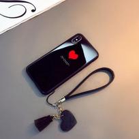 Juosmens dirželis kutas Lanyard Rope telefono dėklas, skirtas Xiaomi Mi 9 SE 5X 6X 8 Lite Mix 2S Note 3 Max 2 Play CC9E A3 lite grūdintas stiklas Love Heart galinis dangtelis For MI 8SE