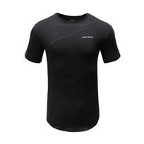 „Muscleguys“ vyriški kūno rengybos marškinėliai trumpomis rankovėmis Anglijos versijos „Slim Fit“ medvilniniai ir tinkliniai marškinėliai su spaudiniais apvaliomis kaklo pusrankovėmis XXL balta