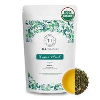 Žalioji arbata su mėtomis (100 g), Super mėtų žalioji arbata, arbatos lobis