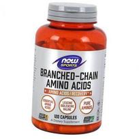 Amino rūgštys, BCAA atkūrimui, išsišakojusios grandinės amino, Now Foods 120 kap. (28128002) 120caps