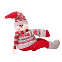 Kalėdinės užuolaidos sagtis Briedžio užuolaidos surišamas užsegimas Festival Xmas atostogų namams Snowman