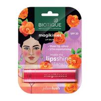 Slyvų lūpų balzamas (4 g), Magikisses Lūpų balzamas Svyruogės sodrus, Biotique pink
