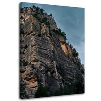 Canvas print, Rocky mountain nature landscape 40x60 mėlyna
