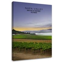 Canvas print Napa Valley Landscape 40x60 mėlyna