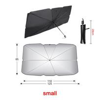 Car Sunshade Umbrella Car Sun Shade Protector Parasol Summer Sun Interior Windshield Protection Accessories for Auto Shading Small sidabras