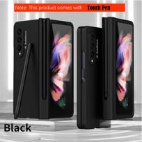 For Samsung Z Fold 3 4 Hinge Case With Touch Pen Slot Holder For Samsung Galaxy Z Fold 3 2 5g Hinge Case Front Screen Glass Film For Galaxy Z Fold 3 juoda