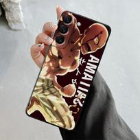 Telefono dėklas Samsung Galaxy S23 S22 S21 S20 Fe Ultra S10 S9 S8 Plus Note 20ultra 10plus Dėklas Viršelis One Punch Man Saitama Samsung Note 10 Plus