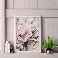Bijūnų gėlė Nordic Wall Art Canvas Plakatas Skandinaviškas minimalistinis tapybos dekoras Paveikslėlis Svetainės namų dekoras 21cm×30cm NoFrame gray
