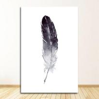 Namas Nuotraukų Sienos Dekoracija Juodai Balta Pienės Pūkai ir Spaudas Raidė Meilė Sienos Menas Drobės Tapyba 21cm×30cm NoFrame gray