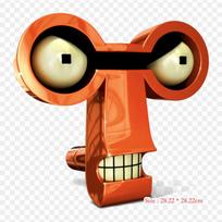 Professor Farnsworth Conrad Philip J Fry Iron on Heat Transfer Printing Vinyl Patches Sticker for Clothes DIY Appliques Washable Patches