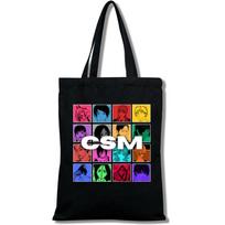 Chainsaw shopping bag for men, eco-friendly duffel bag for groceries, ecobag, fabrics 24*26cm