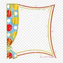 Circus Frame Circus Clown Iron on Heat Transfer Printing Vinyl Patches Sticker for Clothes DIY Appliques Washable Patches