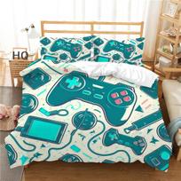 3D Home Children's Bedding Bedroom Game Mouse Quilt Cover Pillowcase Bed Sheet/double Bed Full Size Bedding Home Decoration Baby 100x135cm