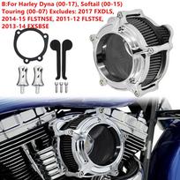 Motociklo Chromo Oro Filtras Oro Valytuvas Rinkinys CNC Įsiurbimo Sistema Harley Touring Sportster XL 48 72 883 1200 Dyna Softail D Air Filtersg7u