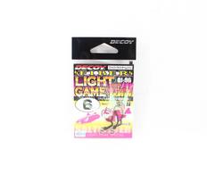 Decoy DJ-96 Fibre Light Game Twin Assist Hooks Size 6 (9707) black