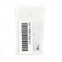 Fuji T-KBSG Size 4.5 Rod Guide Titanium Frame SIC x 1 (8981) white