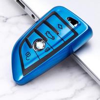 Electrolate TPU Car Smart Key Cover Case Shell Fob maišelio laikiklis, skirtas BMW F20 F30 G20 F34 F31 F10 G30 F11 X3 F25 X4 I3 M3 M4 1 5 3 serijai 4 Buttons mėlyna
