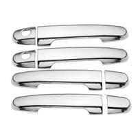 For Toyota Daihatsu Terios / Bego J200 / F700 Perodua Nautica Eco Wild 2006- 2016 Chrome Carbon Fiber Car Door Handle Cover Chrome 2 keyholes