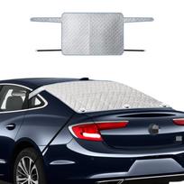 Magnetinis automobilio galinio lango sniego uždangalas atsparus vandeniui priekinio stiklo apsaugos uždangalai automobiliui žiemai lauke nuo ledo šalnų 1 pc gray