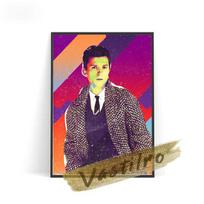 Tom Holland Famous Actor Print Oil Painting Film Star Photography Color Pop Art Poster 21cm×30cm NoFrame