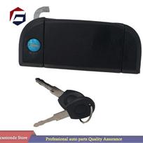 Automobilio dešinės priekinės pusės durų rankenos MECHANIZMAS su 2 raktais Metalinė durų rankena Tinka RHD 701837206 T4 Transporter MK IV black