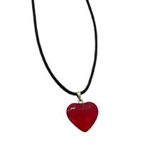 Širdies pakabukas karoliai Heart Choker ilgos grandinės Meilės karoliai Vyrai Moterų Chocker Vakarėlio aksesuarai Dovana moterims Mergaitėms Vyrams 1