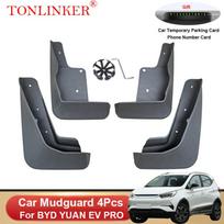 TONLINKER Car Mudguard For BYD YUAN EV PRO  2022 Front Rear Mudguards Splash Guards Fender Mudflaps 4Pcs 4 Pcs Black A