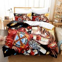 3D Print Anime HITMAN REBORN Bedding Set Boys Girls Twin Queen Size Duvet Cover Pillowcase Bed Kids Adult Home Textileextile EU single(135x200cm) black