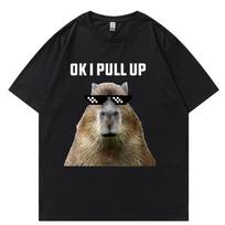 100% Cotton T-shirt Friends TV Show Quotes How You Doin WoUnisex Short-Sleeve Fashion Funny Tops T-shirts For Unisex WoUnisex TShirts L black