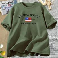 Atostogų namų marškinėliai Rhode Island Folklore Eras Midnights Marškinėliai Moteriški Unisex Muzika Grpahic Marškinėliai Medvilnė trumpomis rankovėmis Drabužiai Unisex L