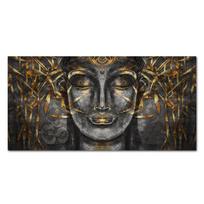 Šiuolaikinės sienų dailės drobės spaudiniai ir plakatai Tapyba siena Bodhisattva Buddha paveikslėlis gyvenamajam kambariui namo Cuadros apdaila be rėmelio 20*40cm gray