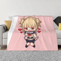 Toga My Hero Academia Blankets Flannel Textile Decor Anime Multi-function Ultra-Soft Throw Blankets for Bedding Couch Rug Piece 75x100cm 30x40inch