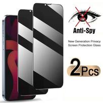 2 vnt Privatumo ekrano apsauga, skirta iPhone 11 12 13 14 15 Pro Max X XR XS Max 7 8 Plus Mini SE 3 2 (2022/2020 leidimas) SE2 SE3 Anti-spy grūdintas stiklas For iPhone SE 2 (2020) juoda