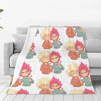Kiribaku Creative Design Lengva plona minkšta flanelinė antklodė Bnha Boku No Hero Academia Mha Bakugou Katsuki Kirishima Ejirio 75x100cm (30x40inch)