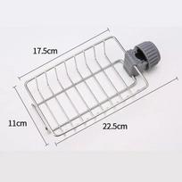 Sink Storage Stainless Steel Dishcloth Soap Sponge Shelf Adjustable Rack Kitchen Basket Faucet Towel Rack Kitchen  Accesorries