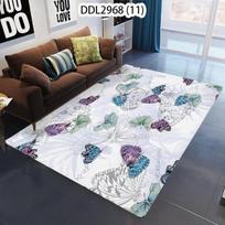 Animacinis filmas Gėlėtas kilimas Miegamojo dekoras Lauko kilimas Maldos kilimėlis Musulmonų Prieškambario kilimas Balkonas Animacija Kilimas Plaunamas Neslystantis 80x120cm gray