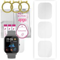 3x apgo hidrogelinė ekrano apsauga, skirta Amazfit GTS, hidrogelio plėvelė, su pozicionavimo sluoksniu lengvas montavimas