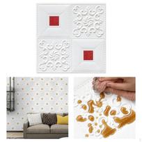 Lipdukai Tapetai Keraminių plytelių sienų plokštės White Red