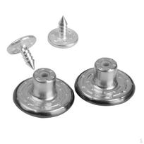 50 Rinkinys Raštuotas Kniedės Užsegimas Džinsų Sagos Juodos 17mm
