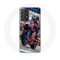 Case - Maniacase - Samsung Galaxy A52 - Miguel Oliveira Moto GP 88 - Soft - Black juoda